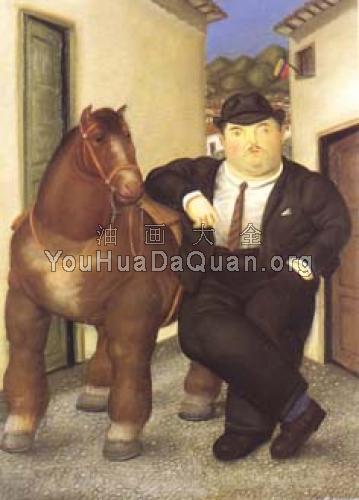 Horse and man - 费尔南多·博特罗